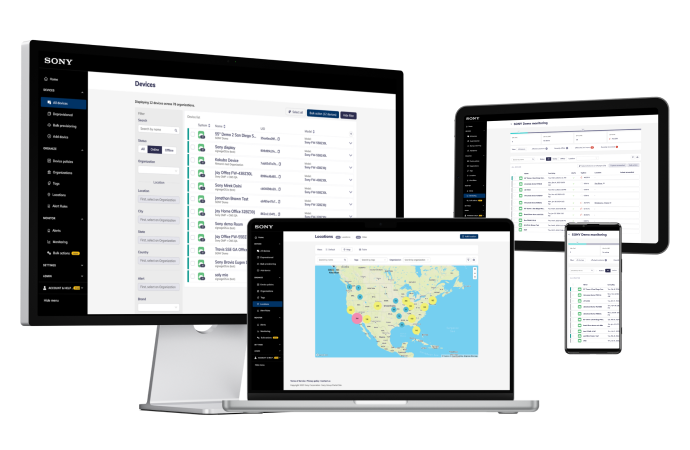 Image showing DMP being used from desktop, laptop, tablet and mobile phone