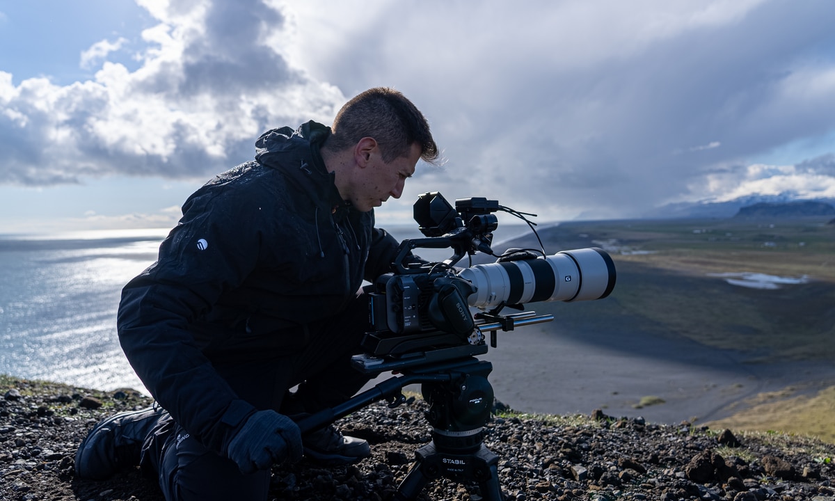 Paolo Sodi with FX9 in Iceland