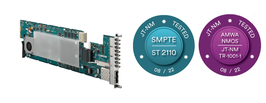 NXLKIP50Y product image on the left with two JT-NM tested badges on the right