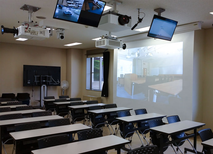 Image showing inside of classroom that has installed the solution.