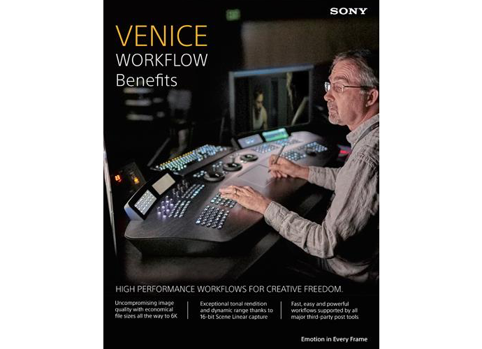 VENICE Workflow Benefits brochure cover