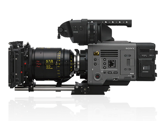 A side-view of the VENICE digital cinema camera.