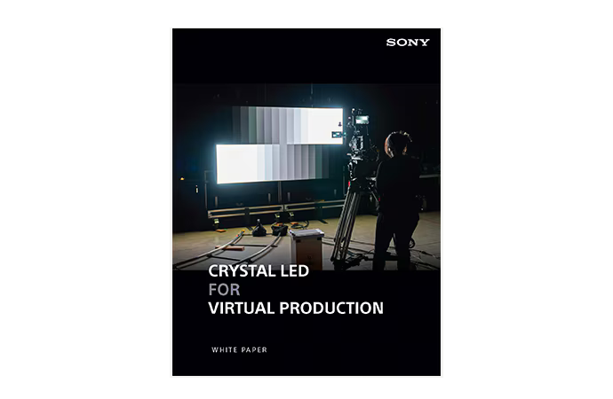 Crystal LED for Virtual Production brochure