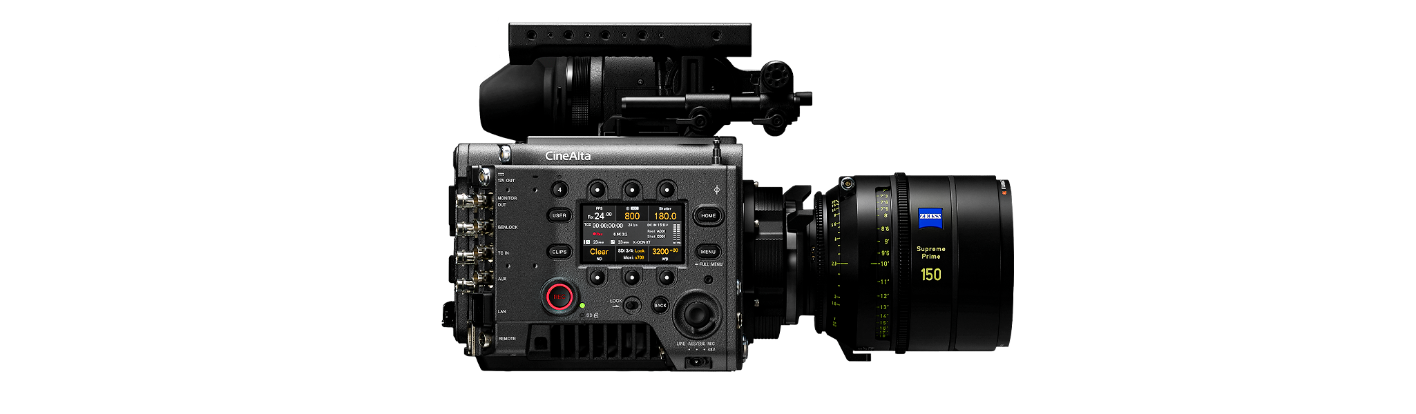 Side-view of VENICE 2 digital cinema camera