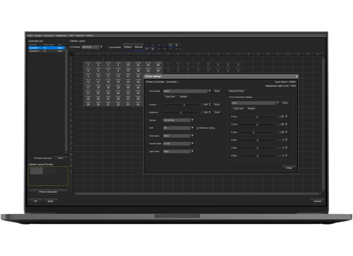 Bravia screen showing software support information