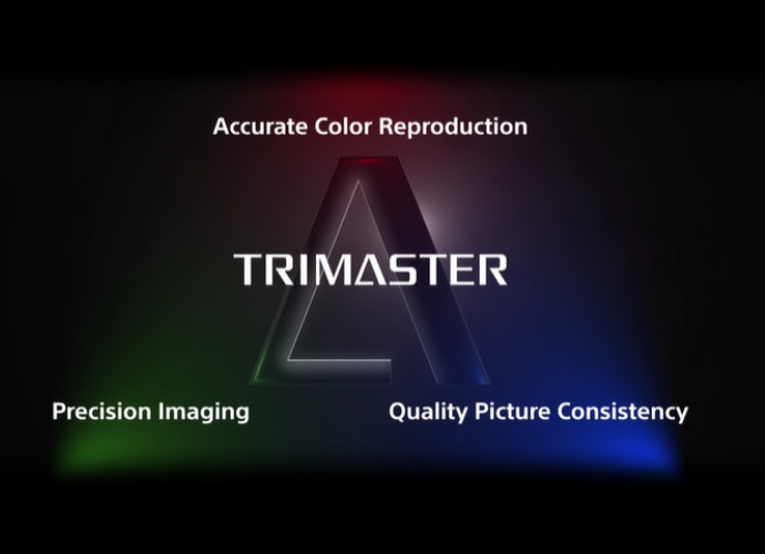 Trimaster logo with text ‘precision imaging, accurate color reproduction, quality picture consistency’