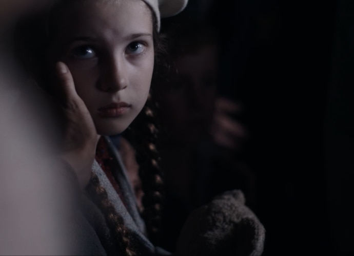 Close-up of young girl’s face from Le Terme di Terezín