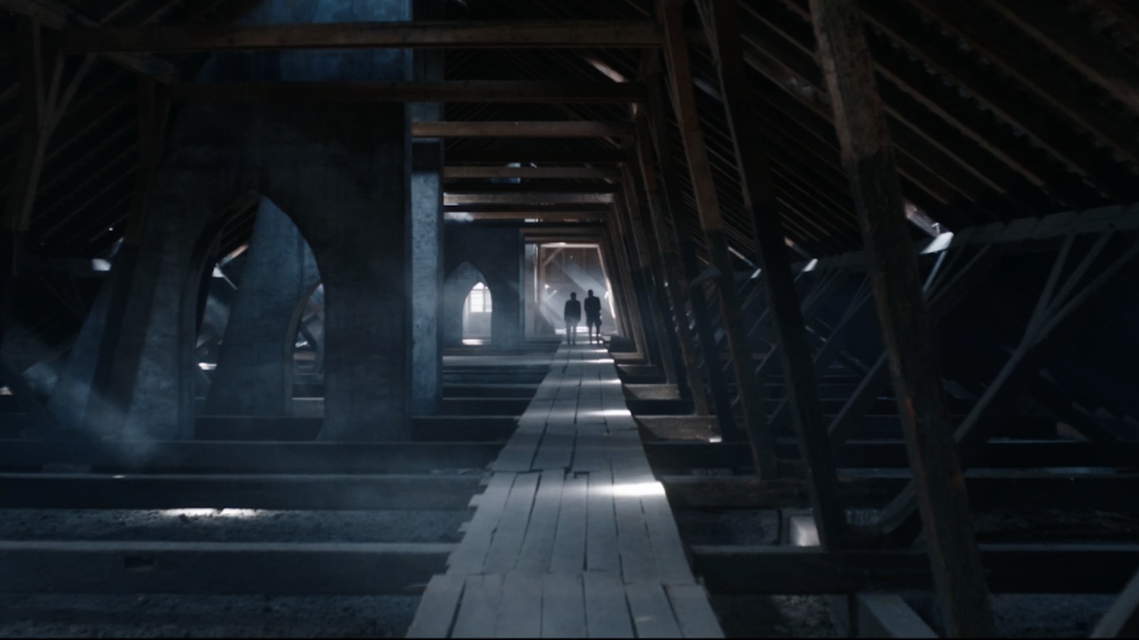 Interior roof scene from Le Terme di Terezín