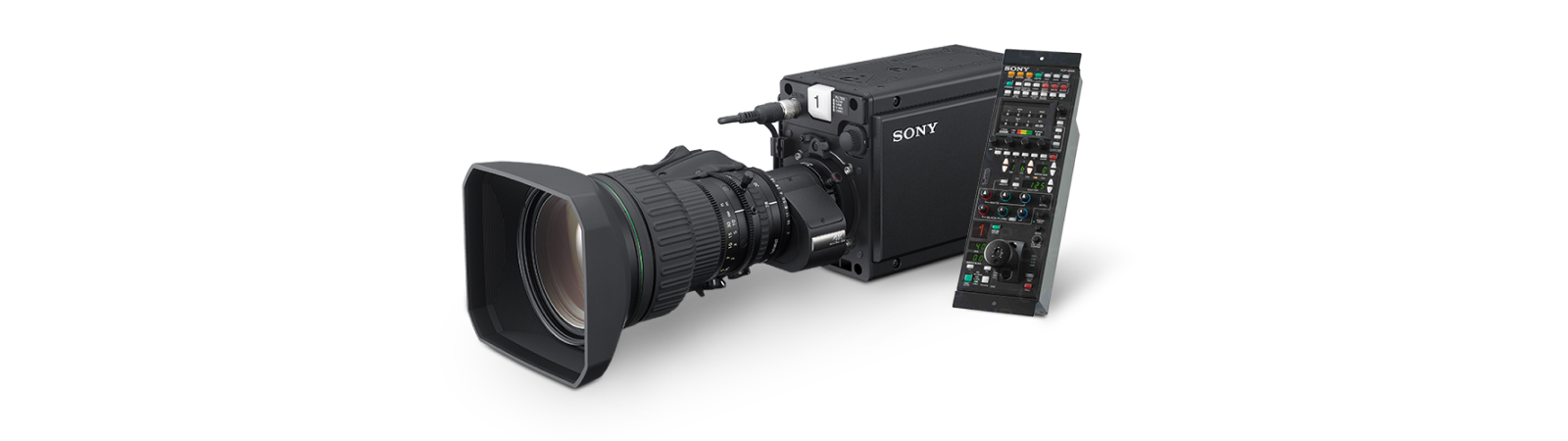 Sony camera with a remote next to it