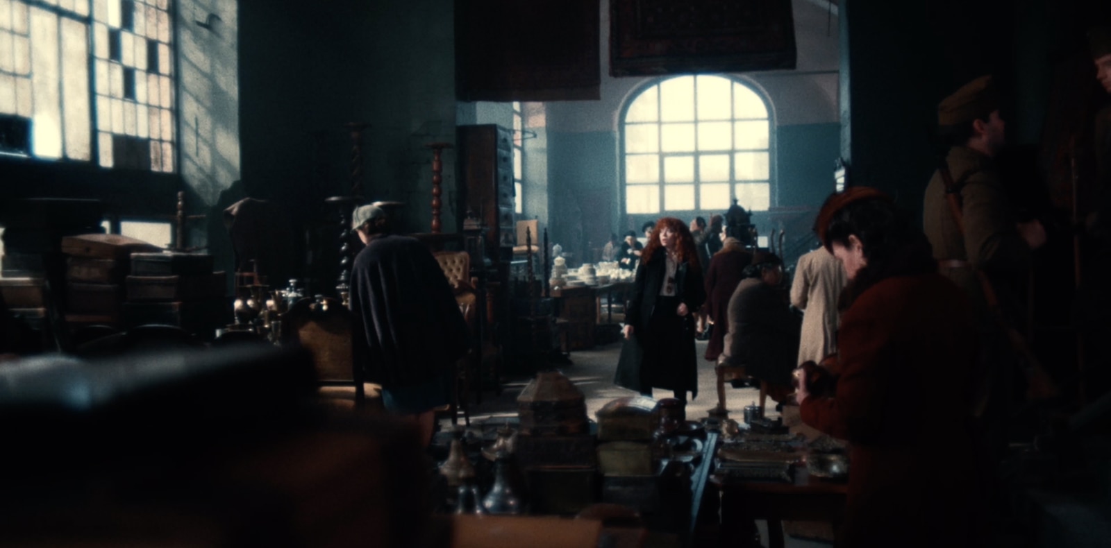 Warehouse scene from Russian Doll