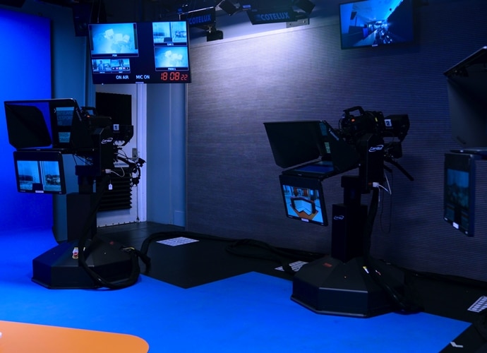 CCMA TV studio equipment