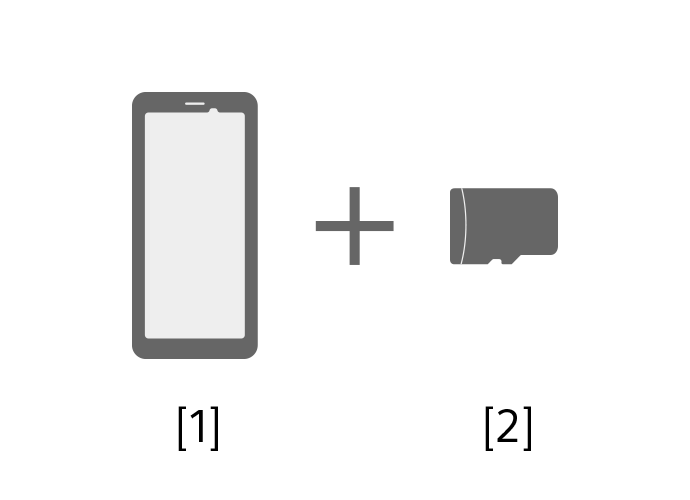 PDT-FP1 illustration showing internal and external storage options