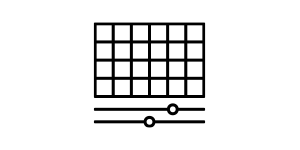 Grid line icon