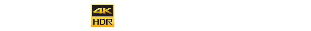 4K HDR and Exmor RS logos.