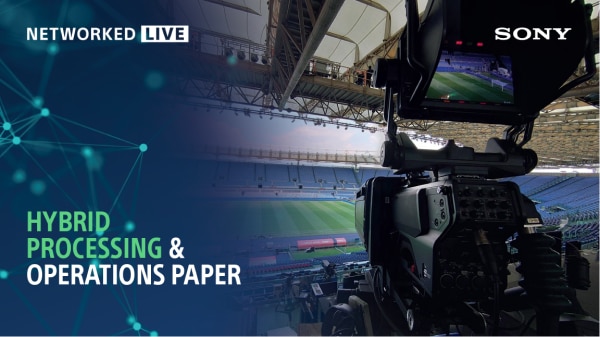 Sony’s camera recording live football match.