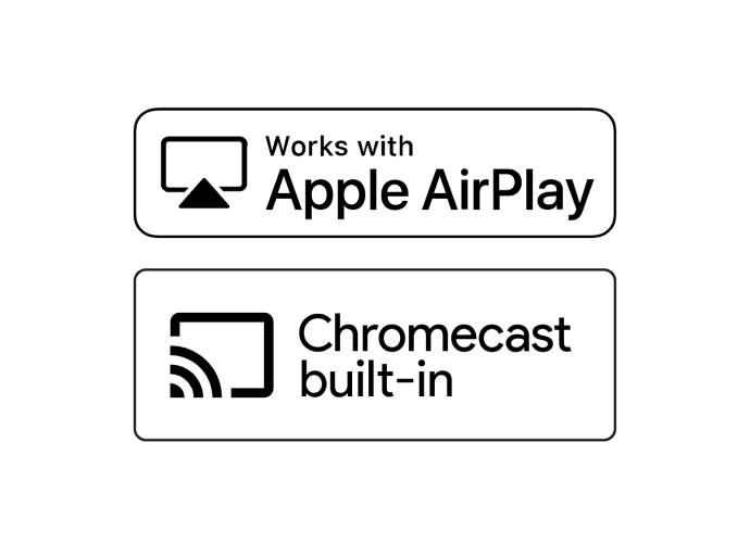 Apple Air Play and Chromecast logo