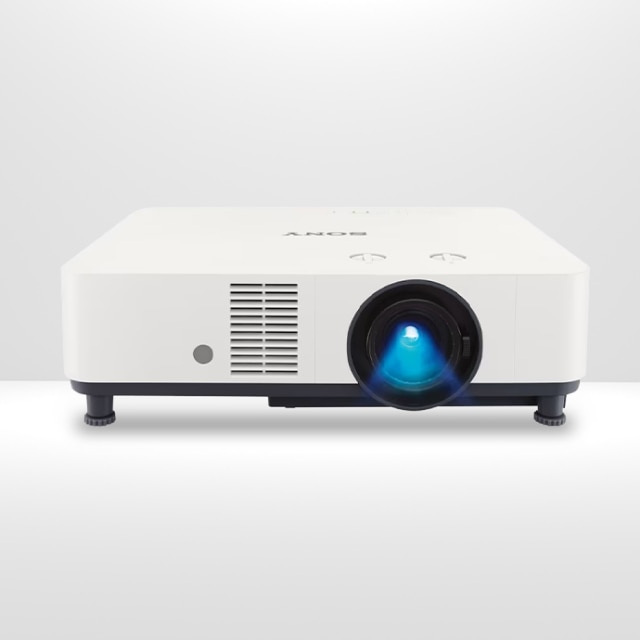 VPL-PHZ61 and VPL-PHZ51 laser projectors on a gray background