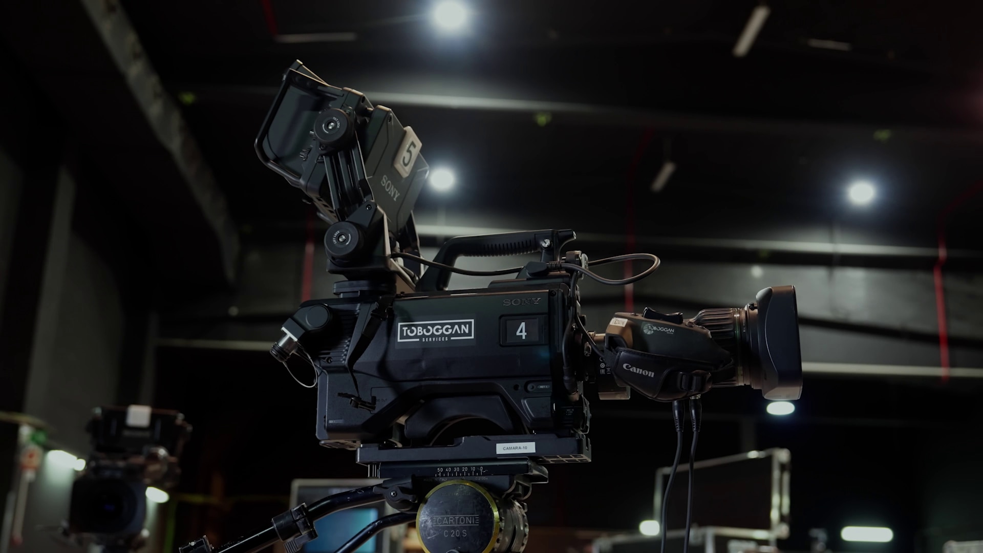 Sony HDC-3100 camera in a studio