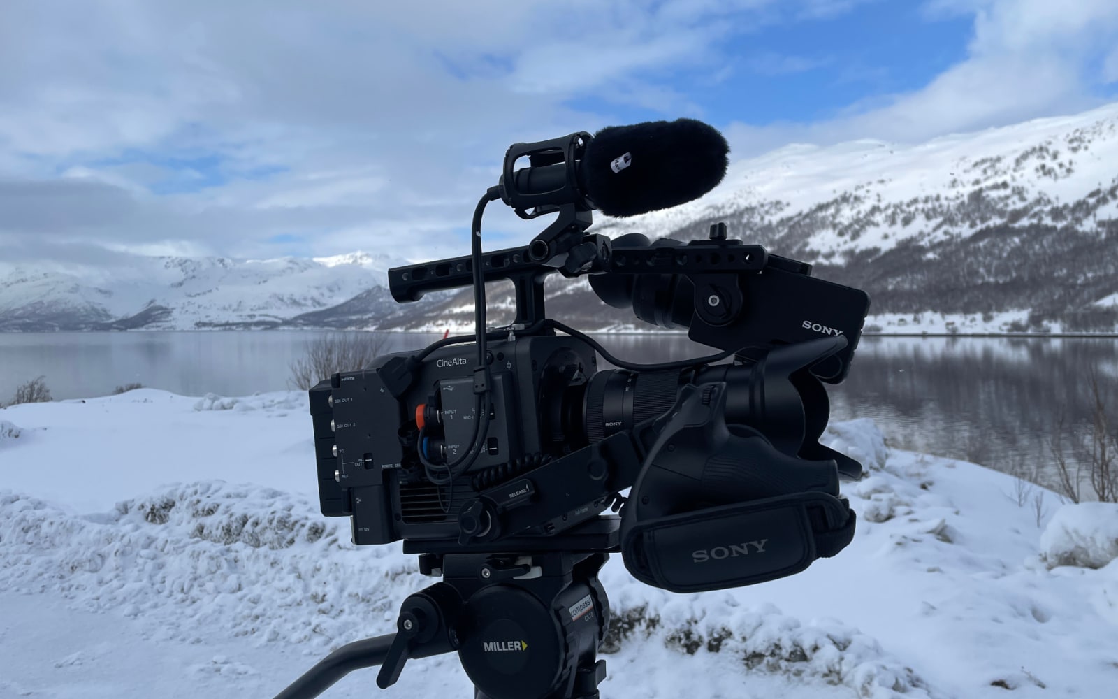 Die BURANO auf einem Stativ in Norwegen