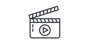 Clapperboard icon