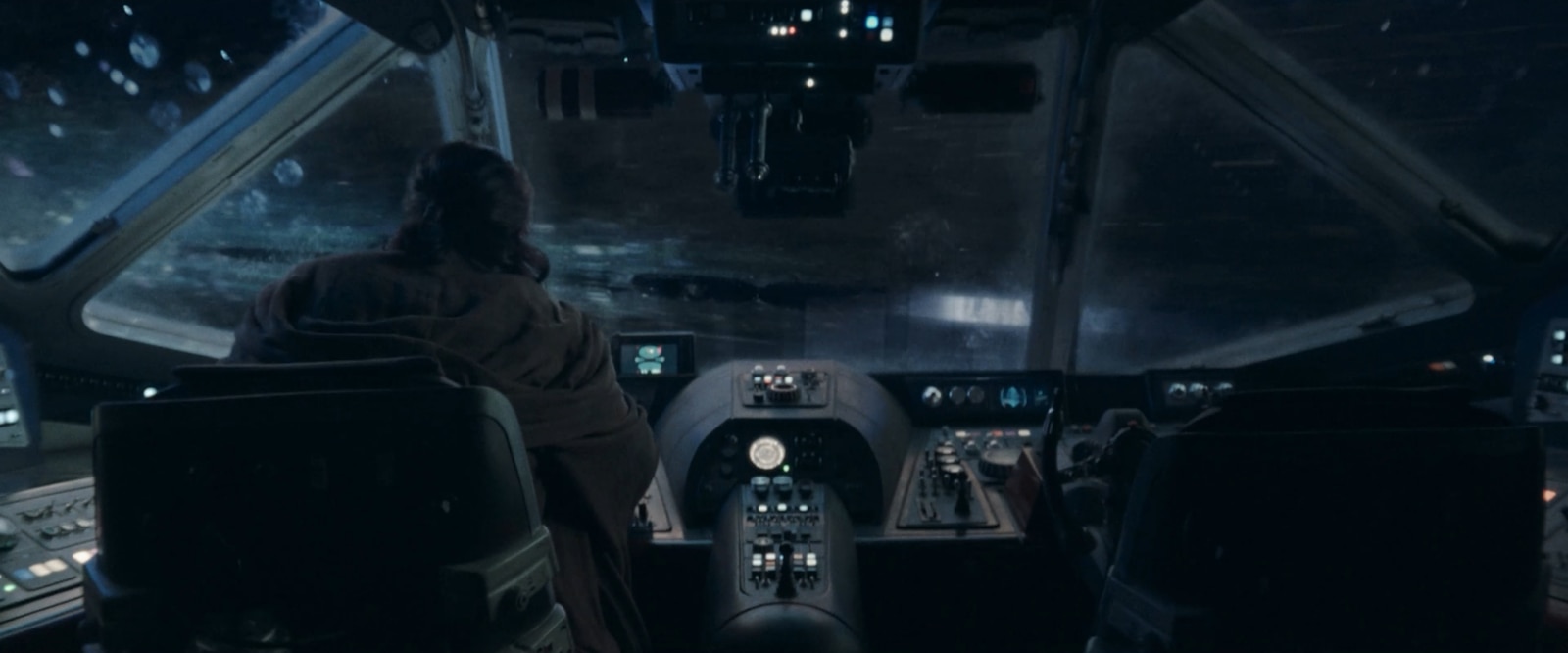 Lee Jung-jae in cockpit scene from Lucasfilm's THE ACOLYTE.