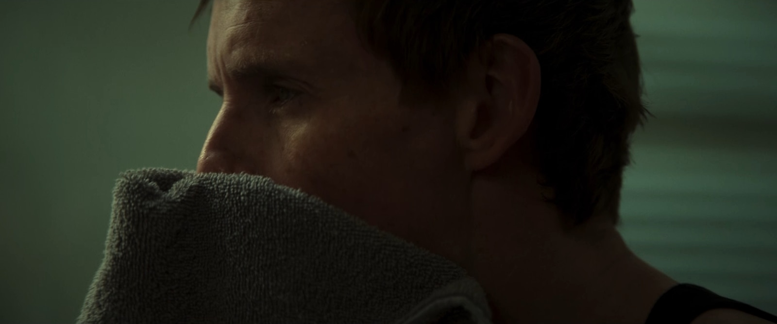 Close-up of Eddie Redmayne in TV series The Day Of The Jackal